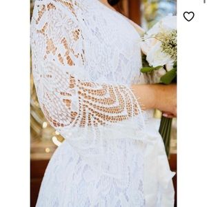 Full Lace Bridal Robe
